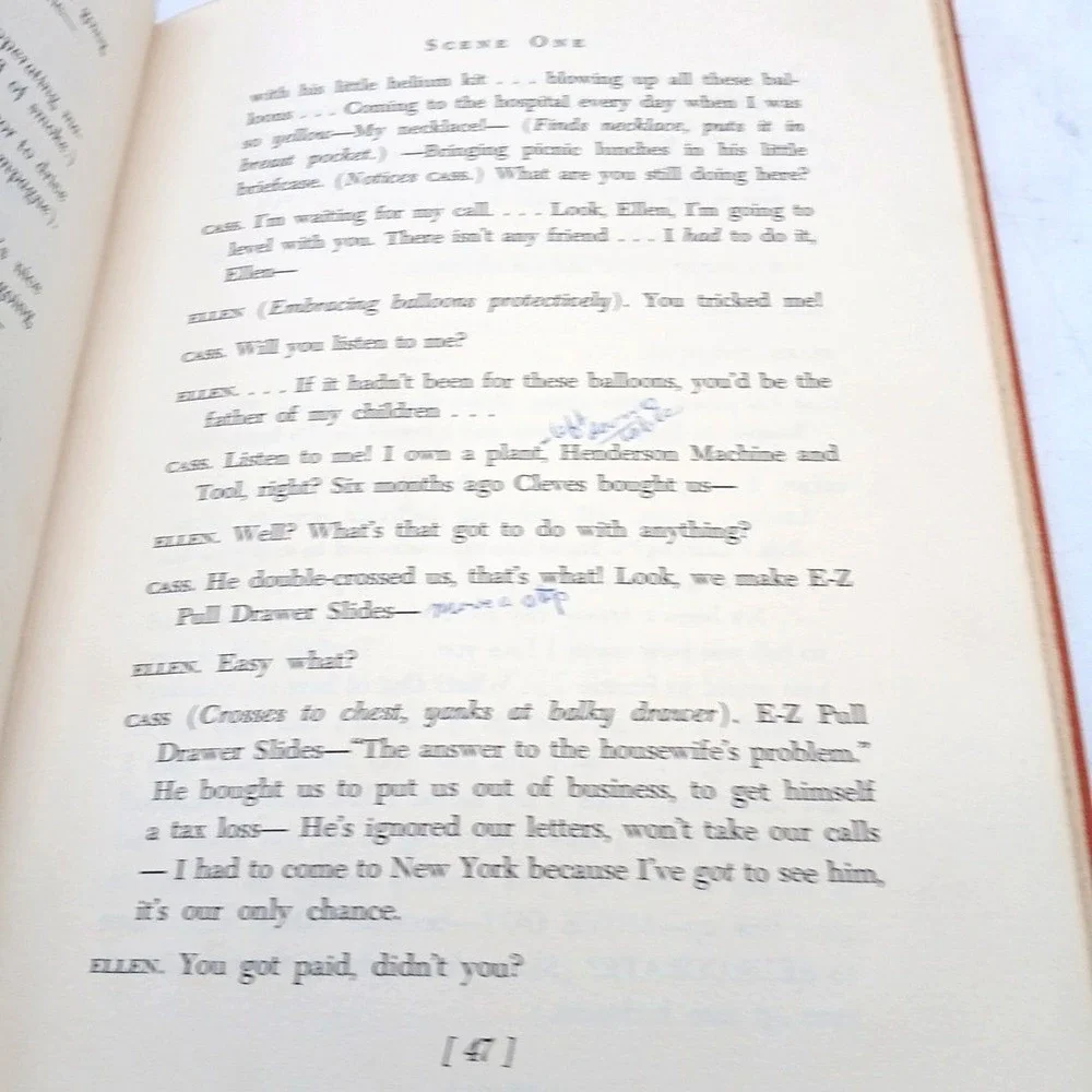 VTG 1964 MURIEL RESNIK ANY WEDNESDAY‎ HC PLAY BOOK